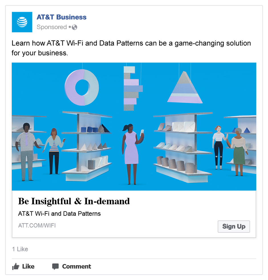 AT&T Business 'Insightful & In-demand' P4 Patterns (Retail segment)