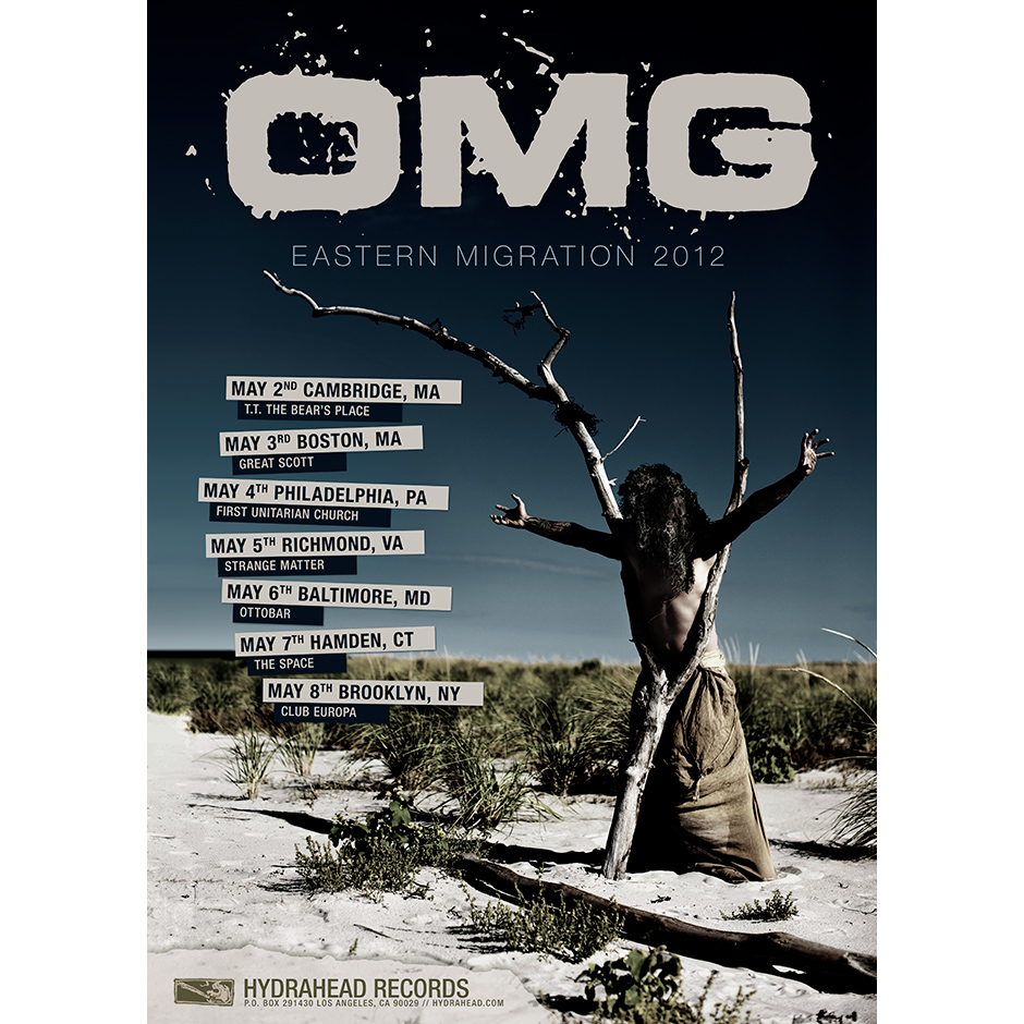 Old Man Gloom Eastern Migration 2012 Tour Poster