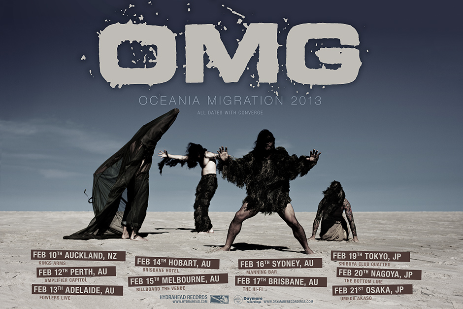 Old Man Gloom Oceania Migration 2013 Tour Poster